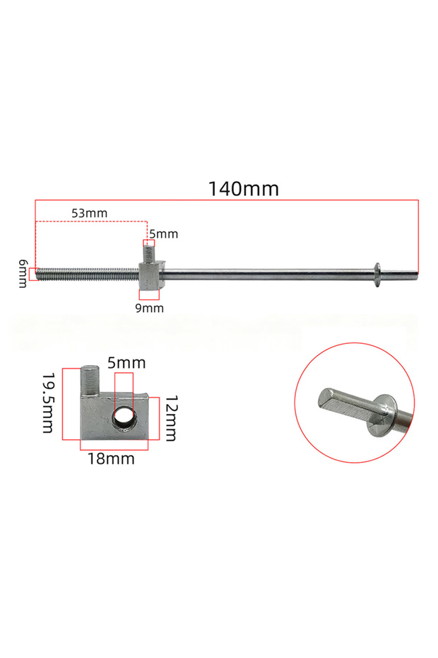 Style1 1PC Metal Chainsaw Tension Chain Adjuster Screw Nut Black/Silver Gray Metal For 5016/6018 Ele