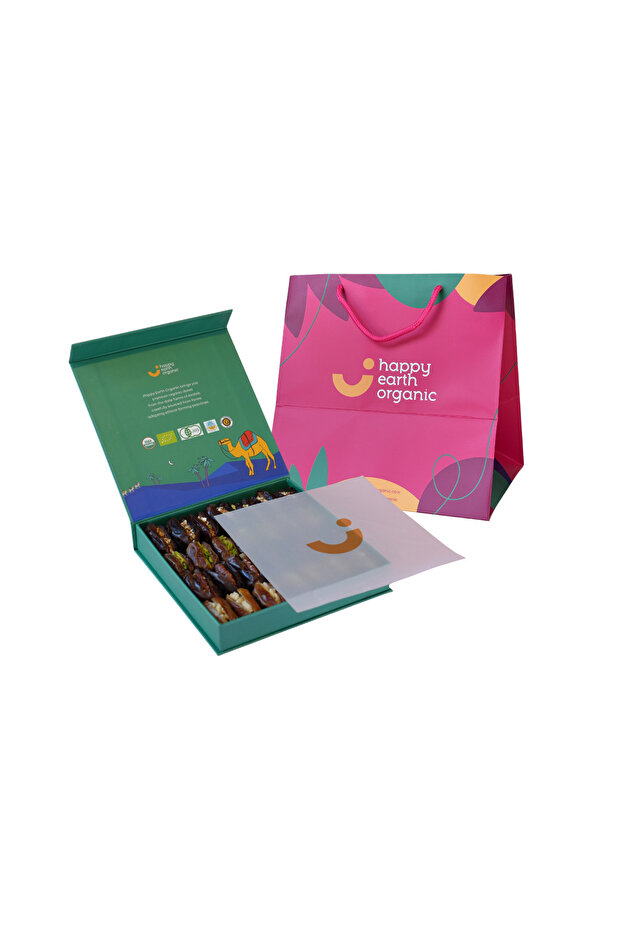 Premium Dubai Green Organic Filled Dates 500g