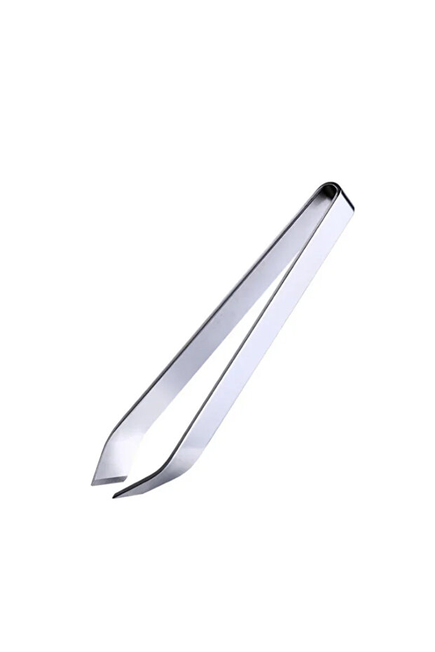 Bevel edge 1Pcs Stainless Steel Fish Bone Tweezers Pincer Clip Puller Remover Tongs Fish Bone Pluck