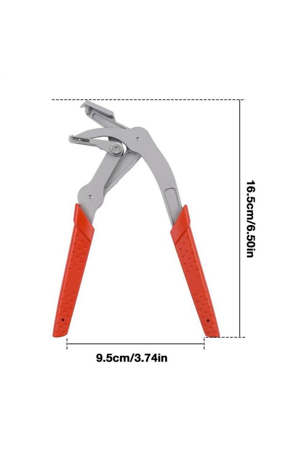 Red 1PC Universal Car Clip Pliers Stainless Steel Automotive Pliers Fastener Remover Automotive Rep
