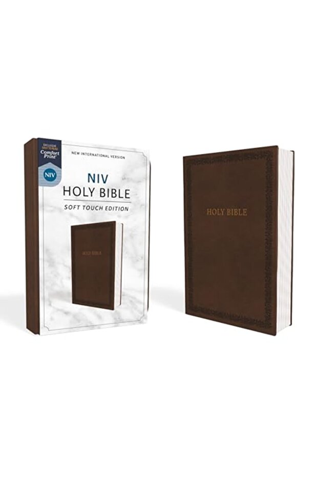NIV, Holy Bible, Soft Touch Edition, Leathersoft, Brown, Comfort Print