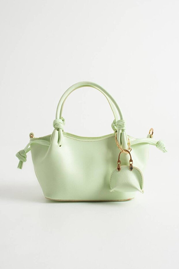 Women's Bag with Accessories Gold Detailed Bag