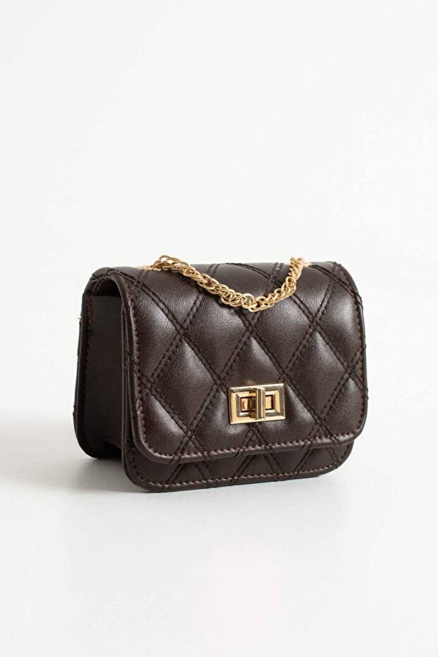 Small Size Women's Shoulder Strap Bag with Embroidery Detail (Length 11 Width 13)