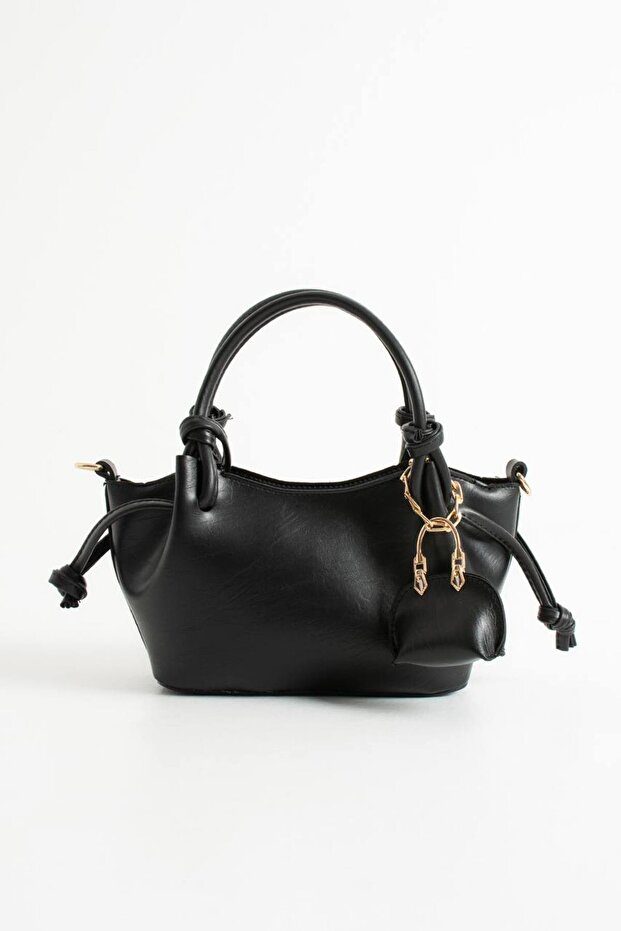 Women's Bag with Accessories Gold Detailed Bag