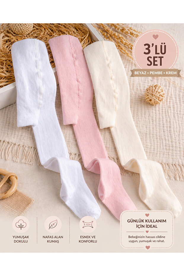 Şimalya Kids Soft Textured Baby Tights