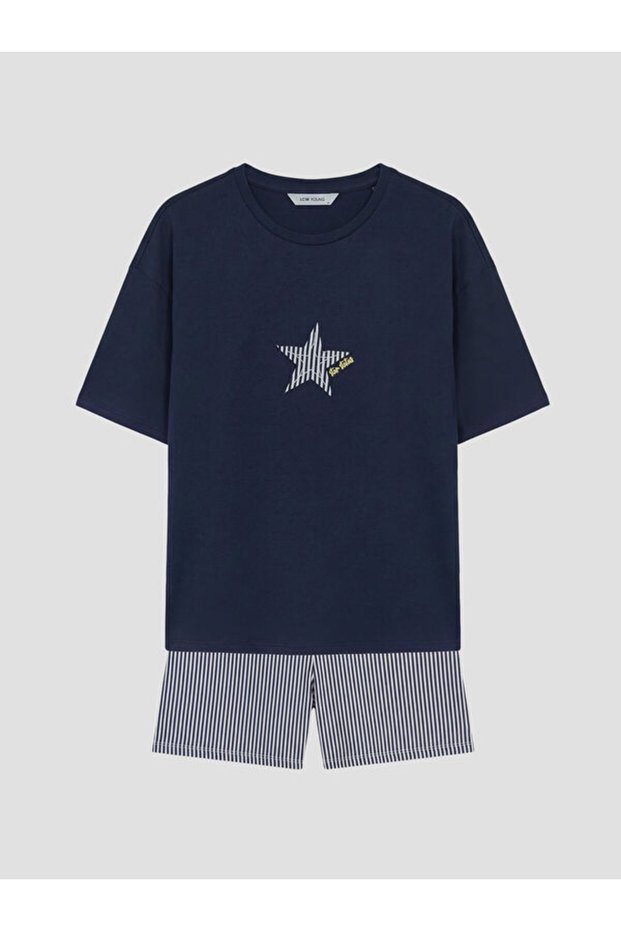 Sparkling Choices from Shining Store Women's Pajama Set with Star Print Shorts