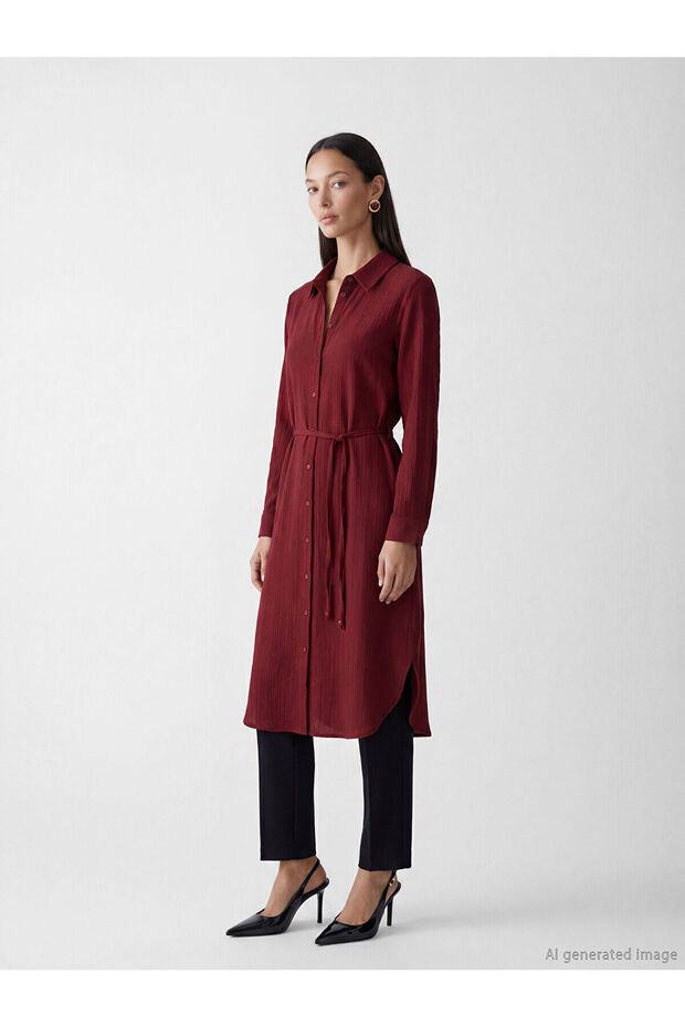 Nevavm Oversize Gofre Women's Shirt Tunic with a Difference