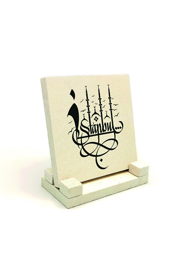 طاولة حجرية مطبوعة بتصميم إسطنبول 10×10 KH-217