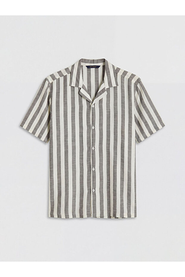 Esvab • Modern & Distinctive Standart Fit Striped Men's Shirt