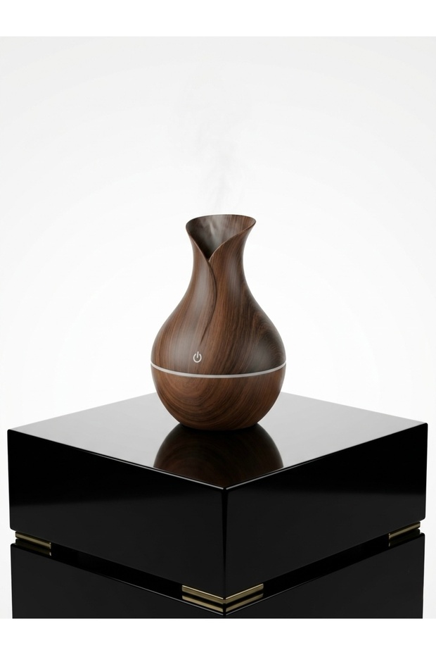 200 ml Wood-Look Aromatherapy Device - Light Oak, Dark Oak, and Walnut Color Options