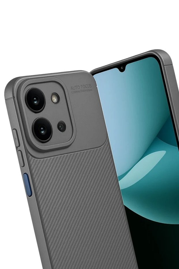 غطاء كربون ريدمي 15C بتقنية التركيز التلقائي 4G - رمادي