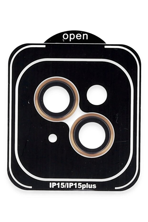 ® iPhone 14 Pvd Metal Camera Lens - Orange