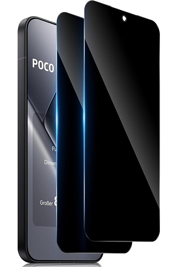 واقي شاشة ماتي جوست متوافق مع Poco X8 Pro Max، زجاج نانو بصلابة 9H، زجاج نانو واقي