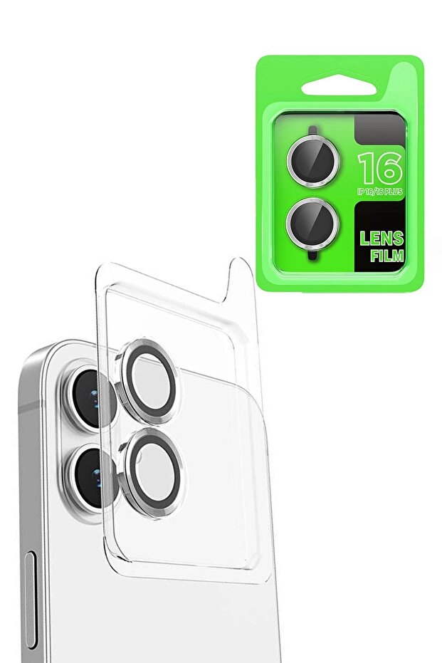 ® iPhone 16 Plus Raze Metal Camera Lens - White