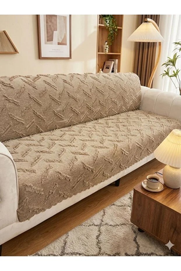 Home Chenille Bohemian Beard Non-Slip Sofa Cover 180X220 cm | 3-Person Sofa, Sofa Bed Cover