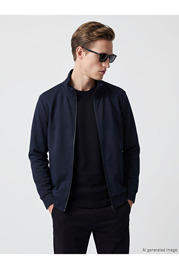 I Hakim Roba Collar Men's Zipper Sweatshirt from Freezen Store