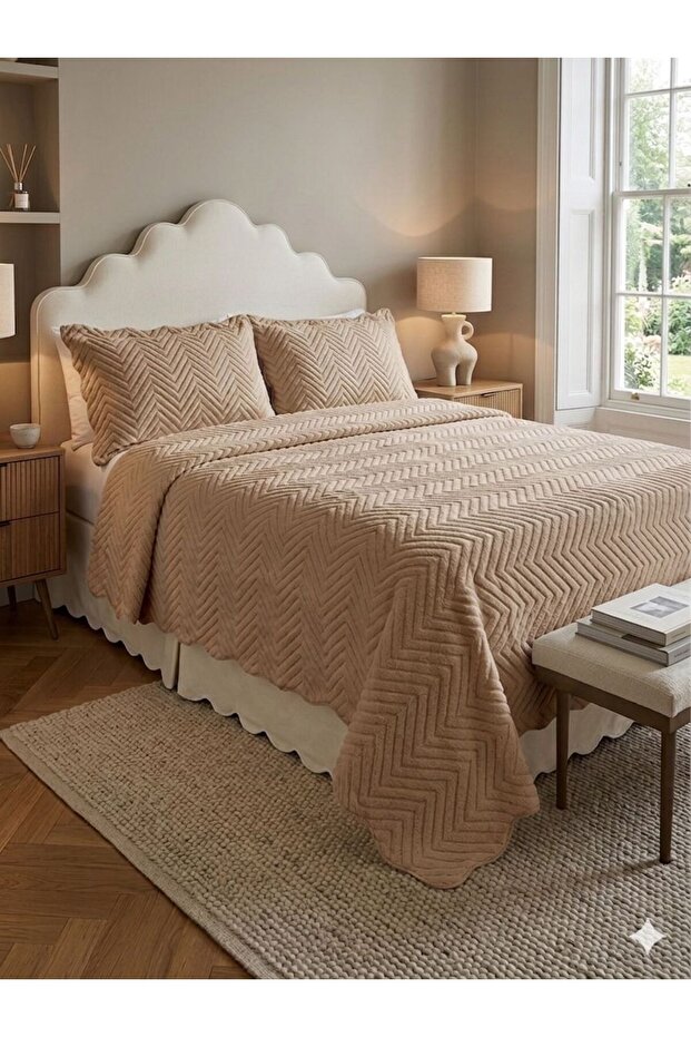 Angel Welsfot Bedspread 3 Pieces 230X250'2 Pieces Pillowcases 50X70