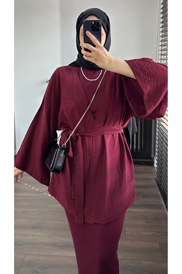 Bordo Kimono