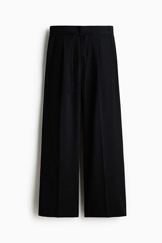 Tailored drawstring trousers - 4