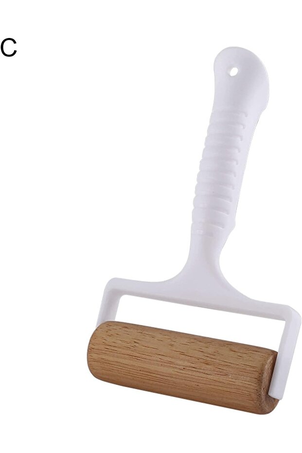 Traditional Wooden Roti Chapati Rolling Pin Hand Tool (20cm)