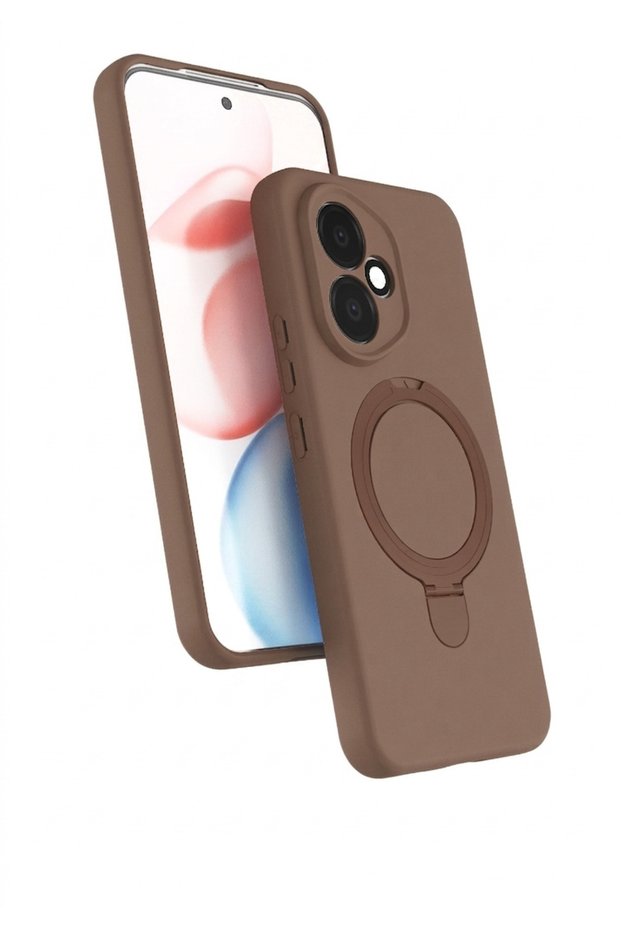 Honor 400 Case with Magsafe Ring and Extra Stand, Velvet Soft Inside, Colorful Silicone