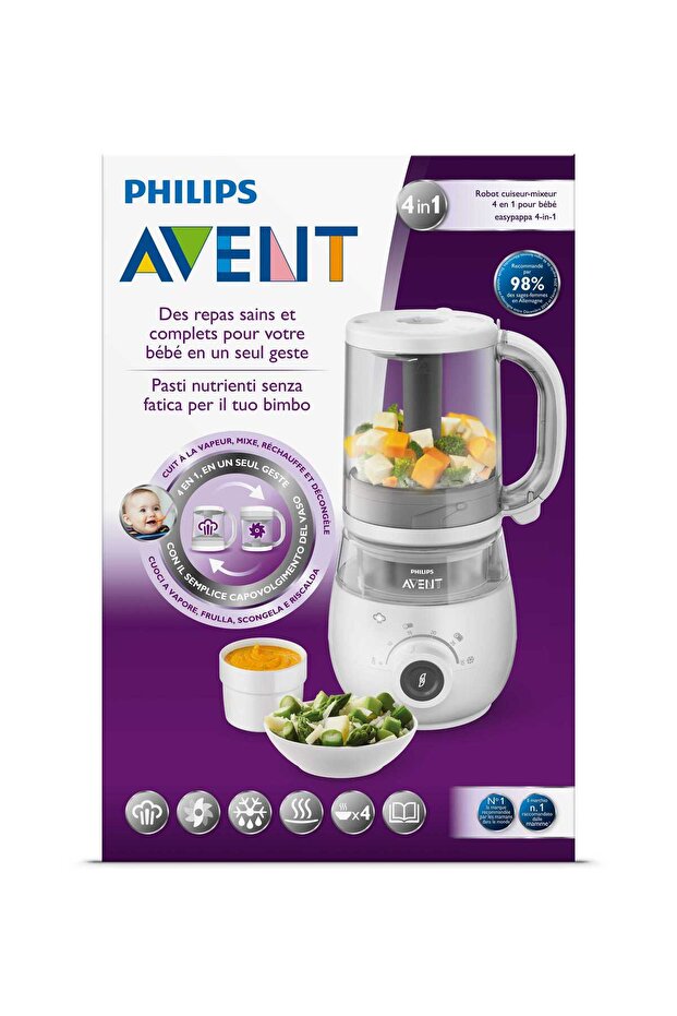 - Combined Steamer And Blender 4 In 1