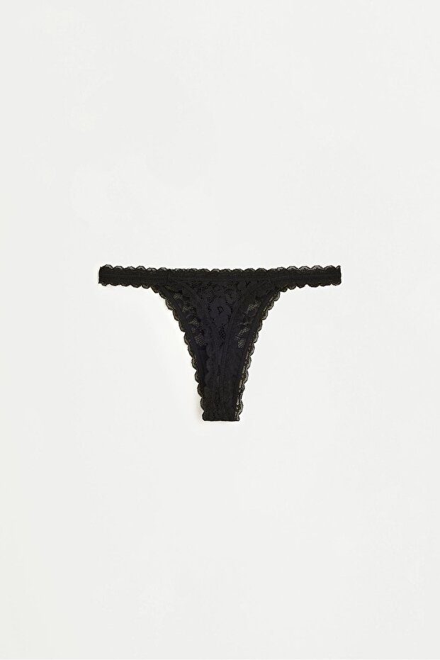 Dantel tanga (3'lü Pack) - 8