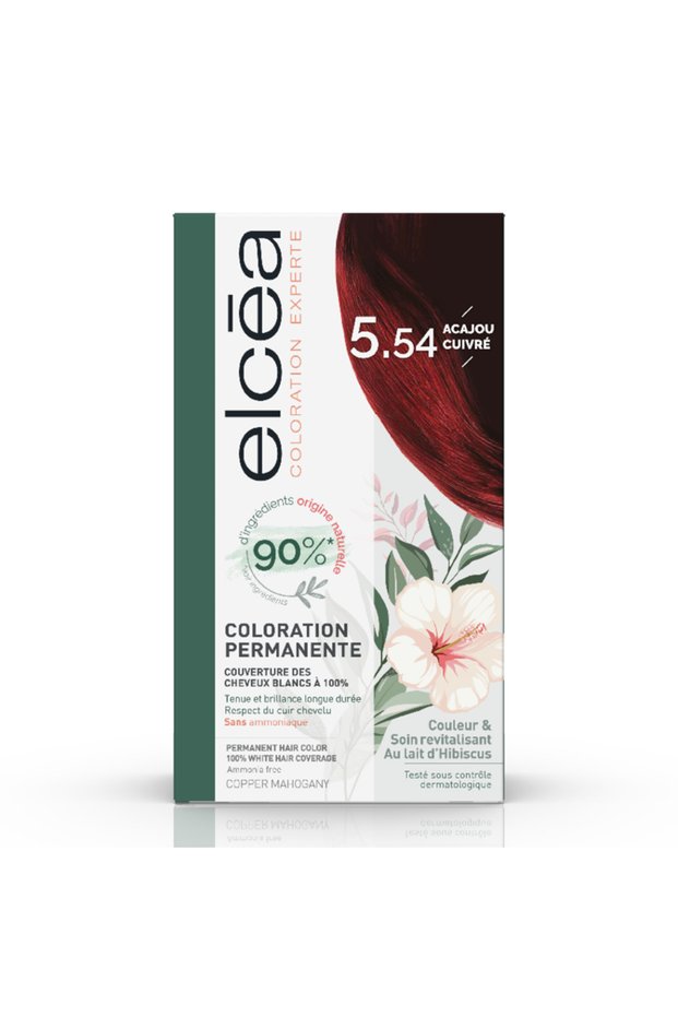 Elcea Permenant Hair Color 5.54 Copr Mahogany