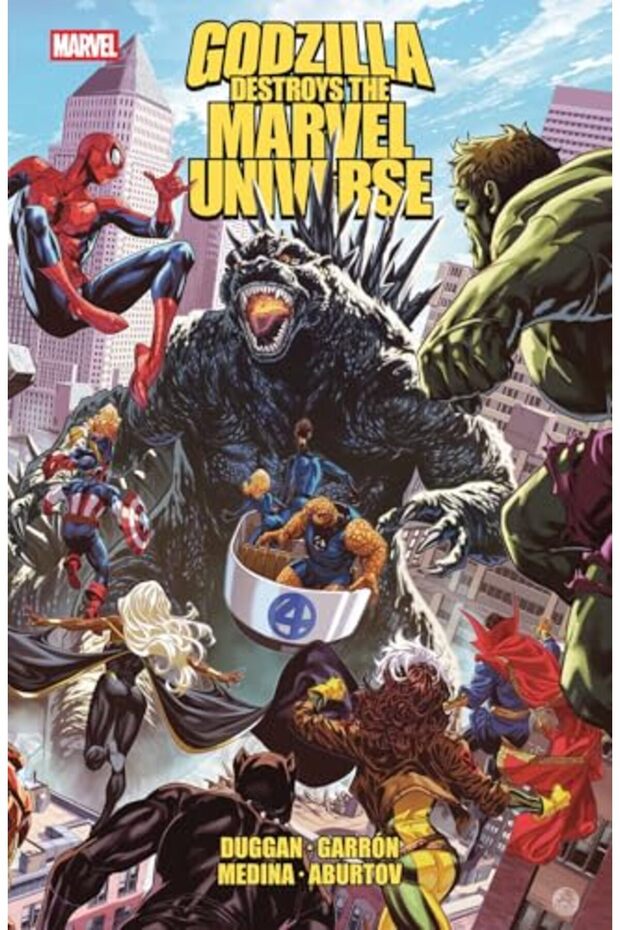 Godzilla Destroys the Marvel Universe