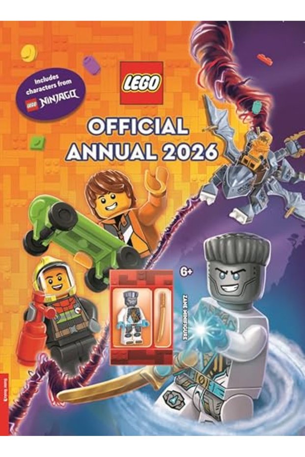 Lego® Books. Official Annual 2026 (with Zane Lego Ninjago® Minifigure)