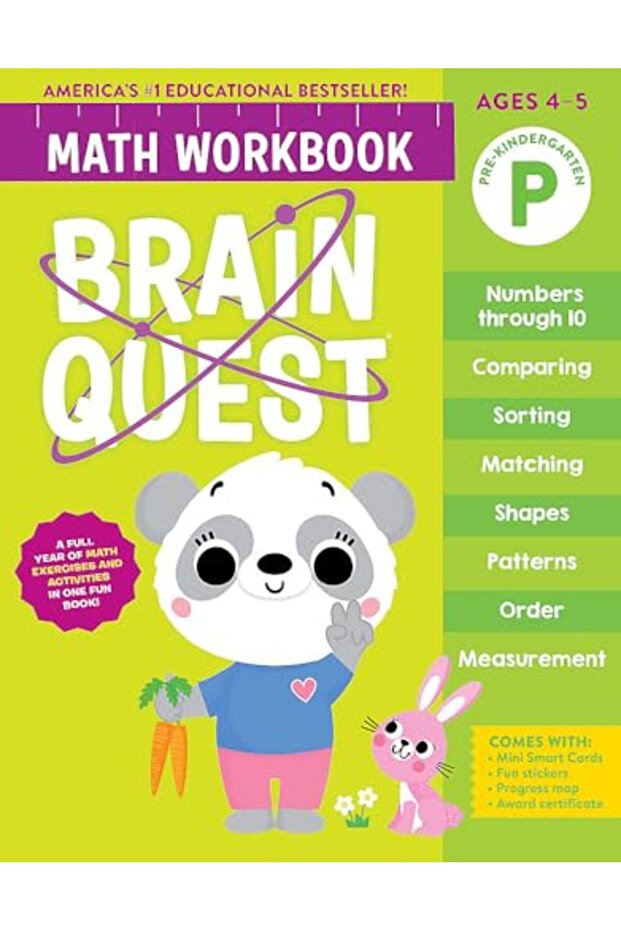 Brain Quest Math Workbook: Pre-Kindergarten