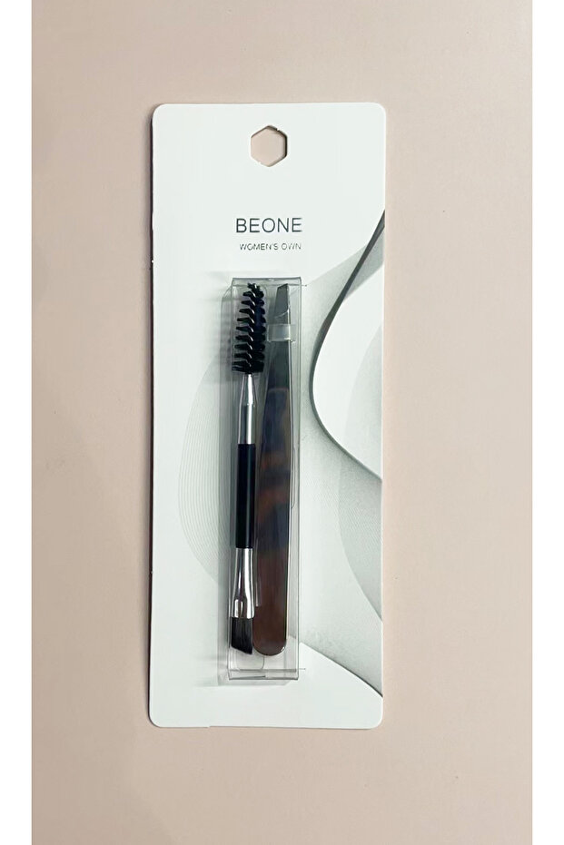 Eye care Set 2 in 1 Eyelash brush with Tweezer