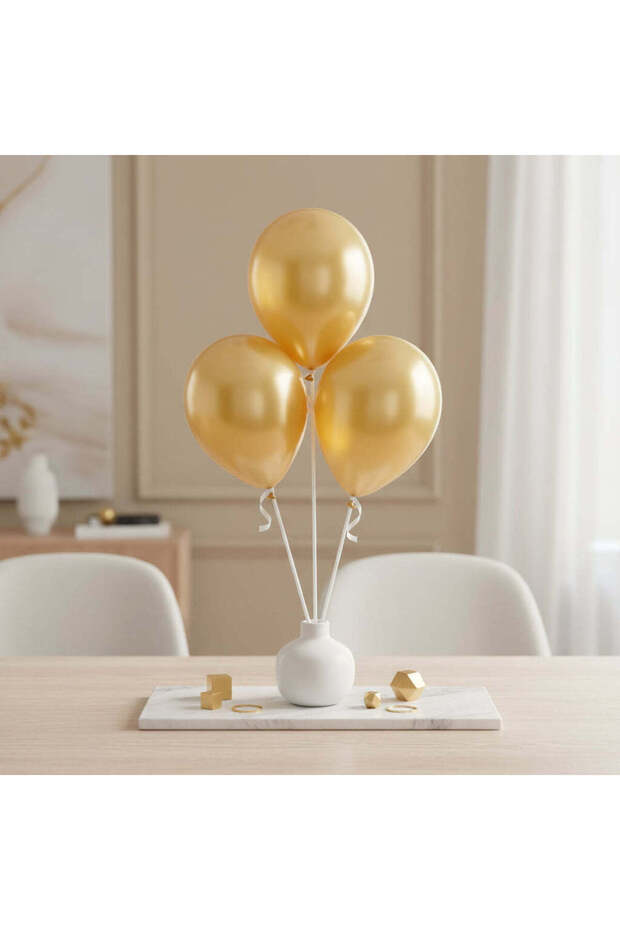 Gold Pearl Latex Balloons 5in, 100pcs, Party Decoration Balloons