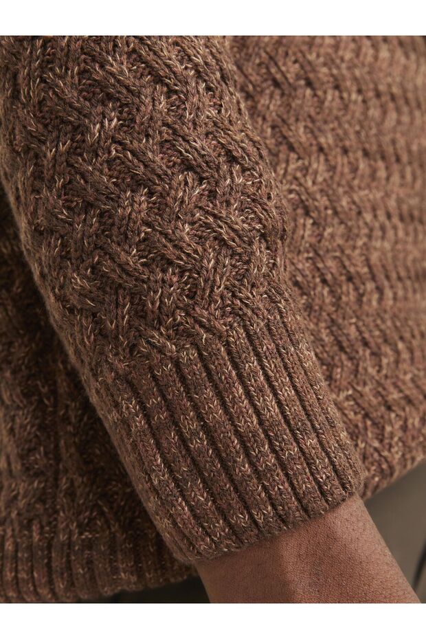 Strickpullover Einfarbig Strickpullover - 4