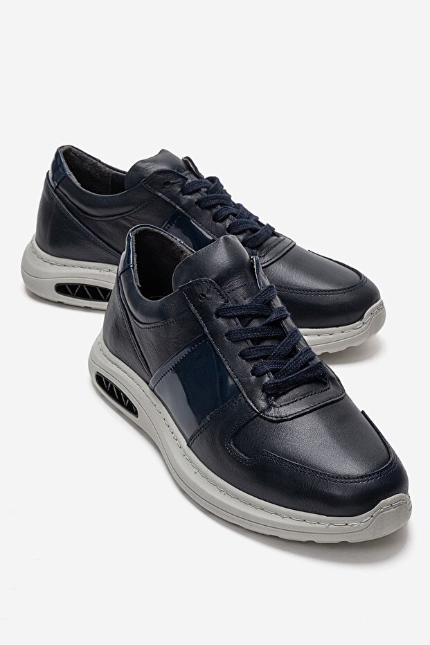 100% Genuine Leather, Men's Sneaker Leather Shoes