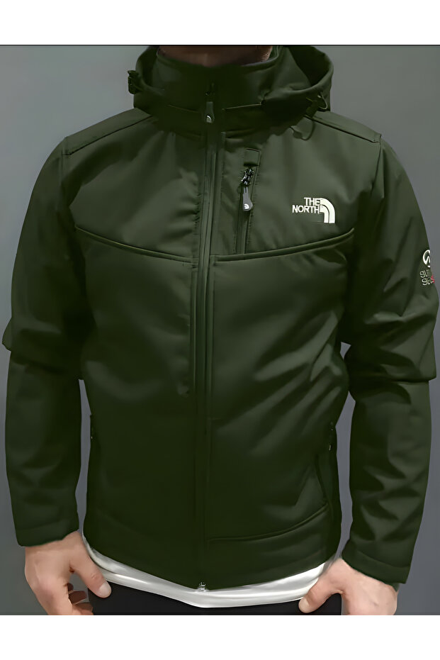 معطف شتوي من SoftShell مقاوم للماء والرياح مع طبقة داخلية من الصوف