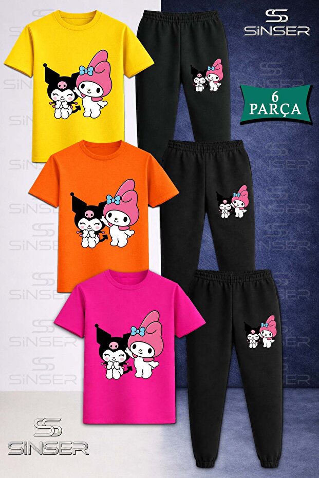 Children's Kromi My Melodi 2Li 3L T-Shirt and Sweatpants Set