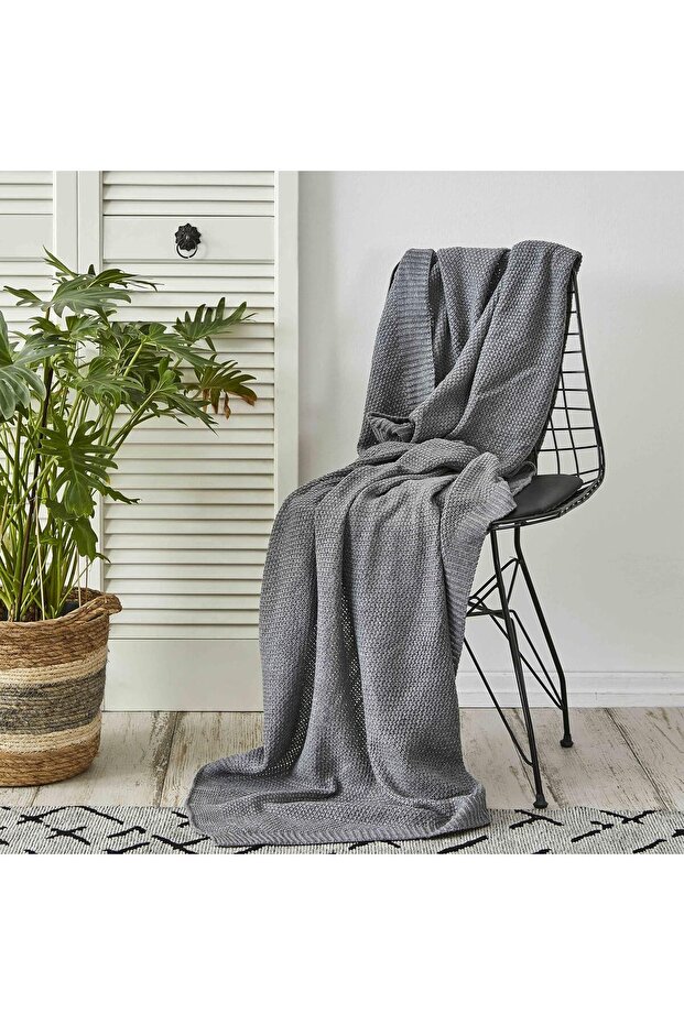 Knitted Throw Knitted Blanket 130X170 cm