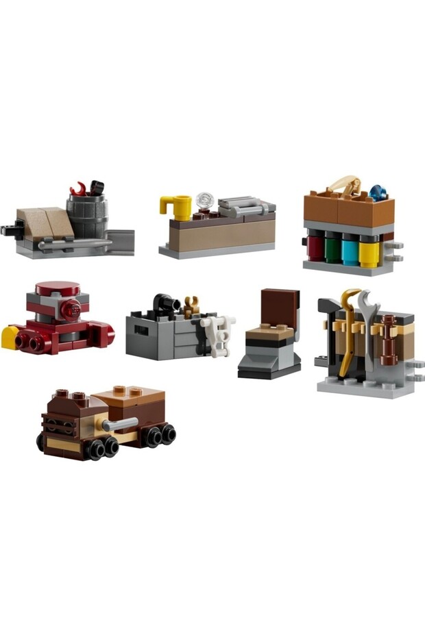Star Wars - Workbench + B2Emo + Jawa Vehicle + Shelves + Tool Rack + Bucket + Chair + Box Droid