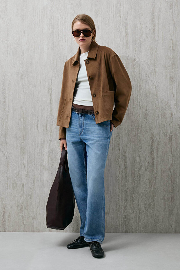 Camıla Brown Women's Jacket 121120017