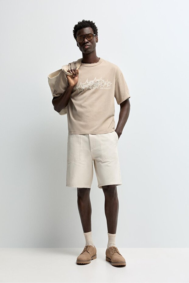 Baskılı t-shirt - 2