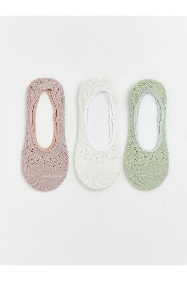 Texx Store Quality Openwork Women's Ballerina Socks 3-Piece Set