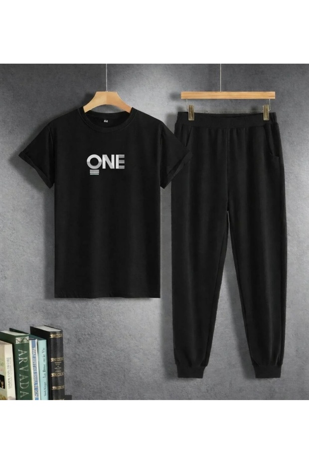 T-Shirt Sweat Suit One Printed Set Men/Women Unisex Model