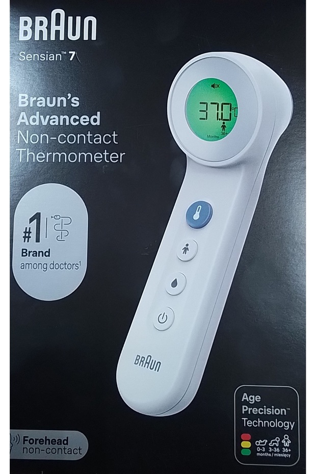 Braun forehead non contact thermometer