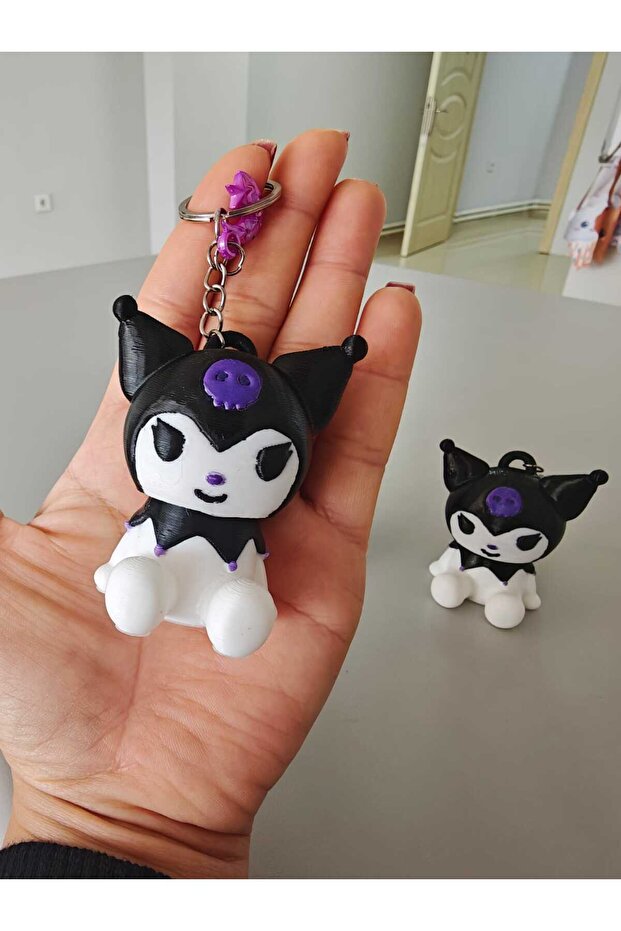 3D Design Clicker Kuromi Keychain