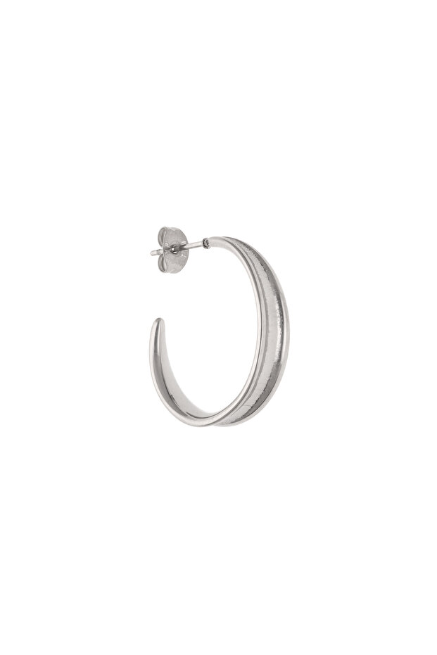 C Hoop Earrings - 2
