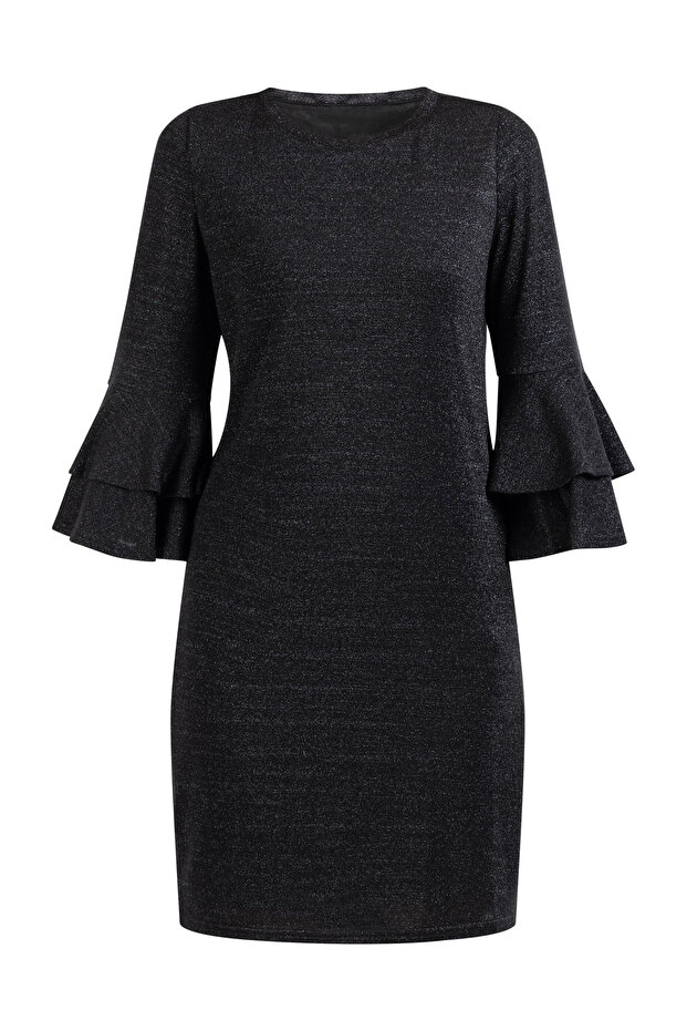 Kleid mit Glanzgarn - 2