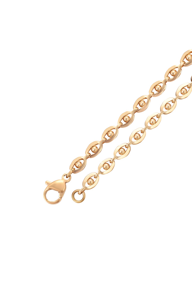 Beaded Chain Link Bracelet - 3