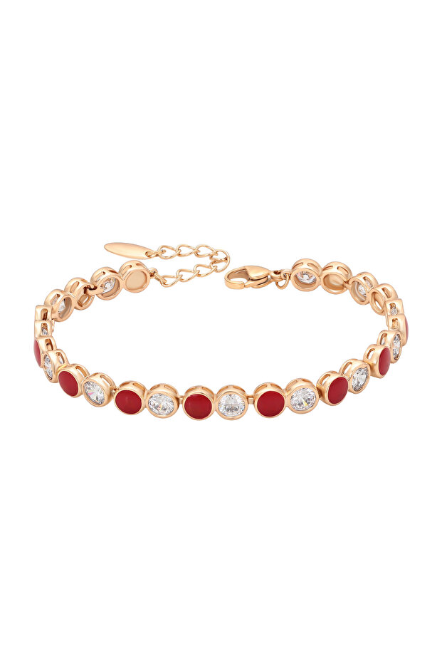 Bracelet With Rhinestones - 1