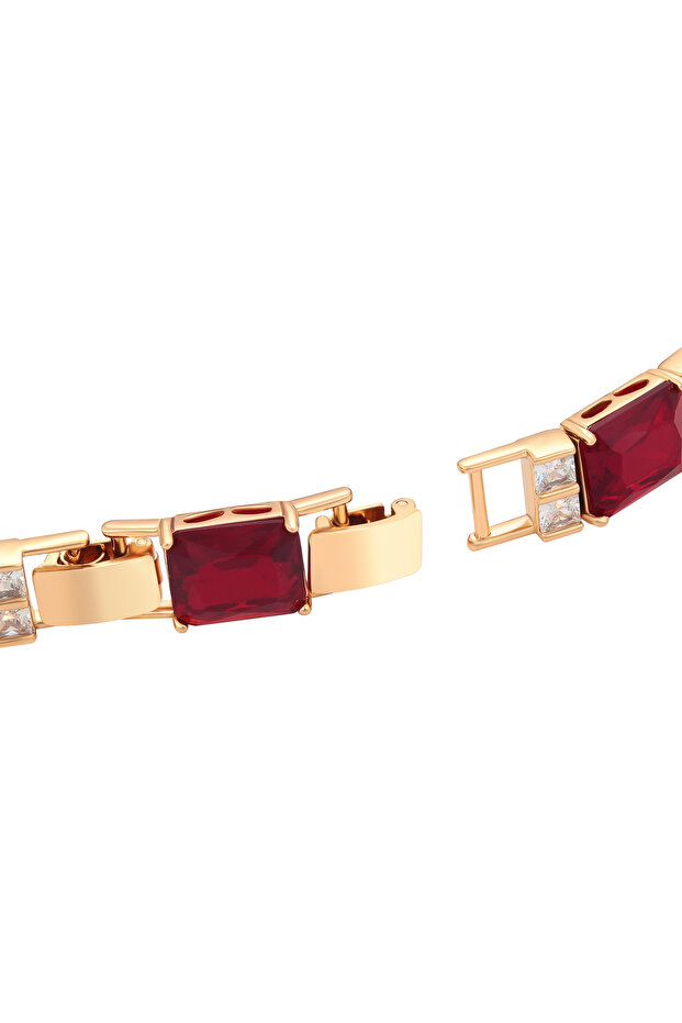 Crystal-Studded Link Bracelet - 3